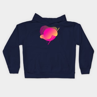 Pink yellow gradient Kids Hoodie